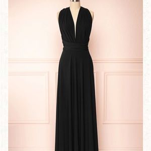 Black convertible dress from Boutique 1861